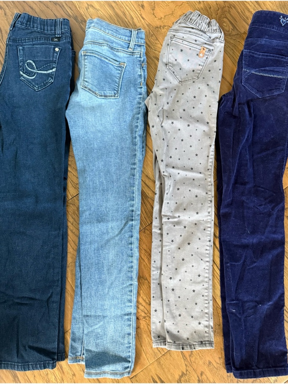 Lot Of 4 Girls Size 10 Pants: Abercrombie, Justice Cords, LEI Jeans , Old Navy